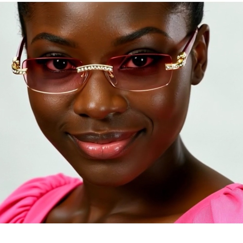 Sunglasses Pink Gradient Lens Luxury Shades Sophisticated Lentes Gafas Mujeres